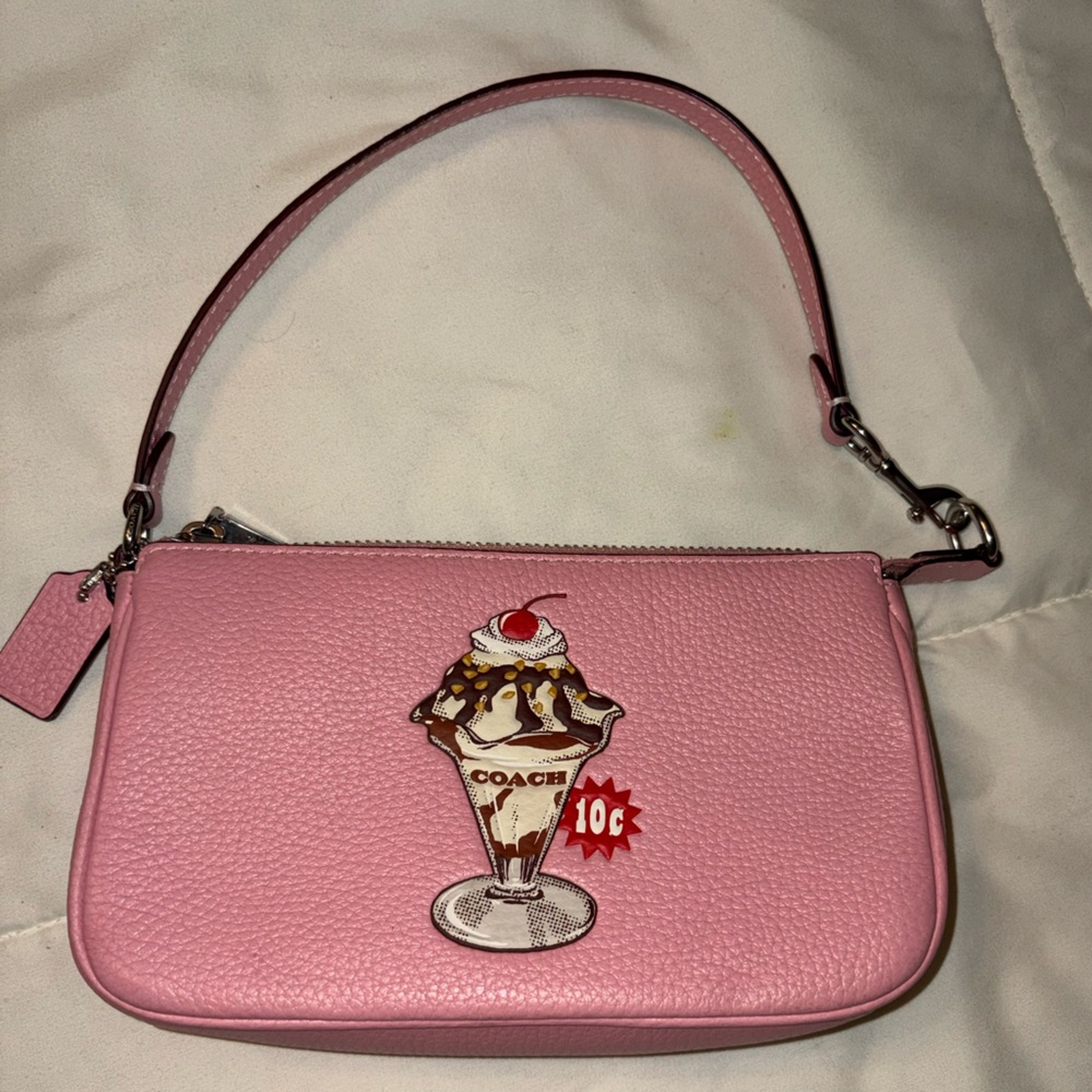 Coach Nolita 19 with Sundae Graphic in Cherry Blossom